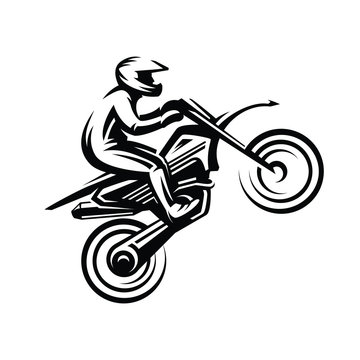 Motorcycle logo illustration