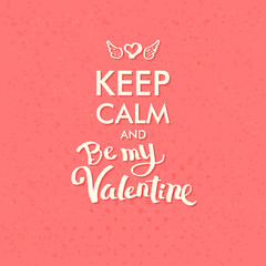 Vector Valentine Concept on Abstract Pink Background
