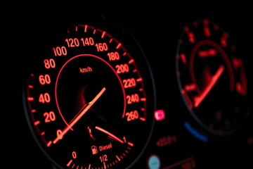 Diesel Tacho Beleuchtet