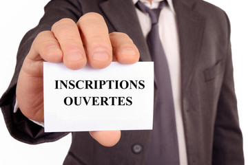 Inscriptions ouvertes 