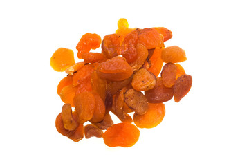 dry fruit isolated on white background