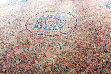Persian oriental Carpet on the floor