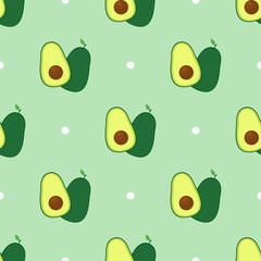 Avocado pattern with dot