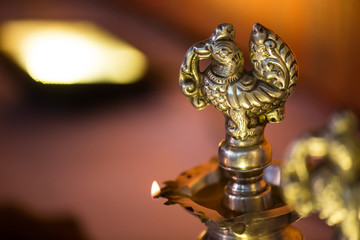 Fototapeta na wymiar Oil lamp, Diwali , HIndu festival , royal Rajasthan, India