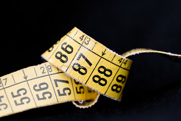 Detail of a tape measure
