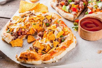 Homemade Mexican Taco PIzza