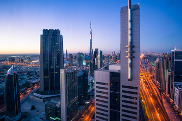 Dubai in the United Arab Emirates - Financial District