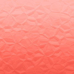 Living Coral - Color of the year 2019 Wrinkled Paper Background