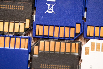 Details von SD Karten, Kontakte
