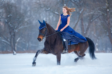 Mountain ski slope on winter resort at sunny day