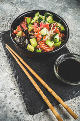 Sushi poke bowl