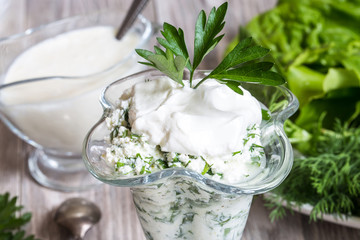 Picture with cottage cheese