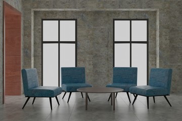 interior design room 3d render