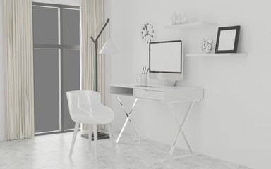 interior room work 3d render