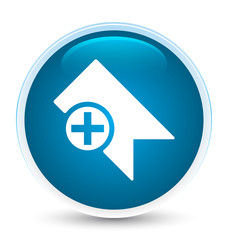 Bookmark icon special prime blue round button