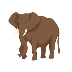 Stylized illustration of elephant.