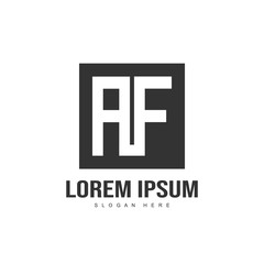 Minimalist and modern Initial letter logo template