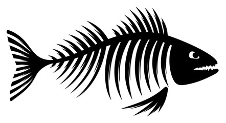 Skeleton of fish. 