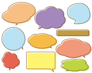 ふきだし　ベクター