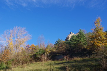 Obraz premium Château cathare dans les corbières