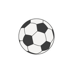 Soccer ball icon. Football sports concept. Vector illustration.