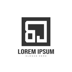 Initial letter logo design. minimalist letter logo template