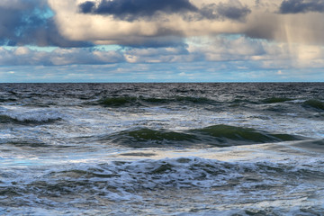 Clouds over Baltic sea.