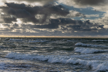 Clouds over Baltic sea.