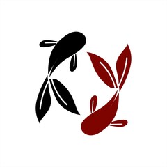koi fish logo