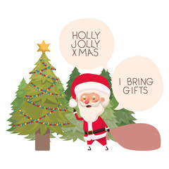 elf with christmas tree avatar character