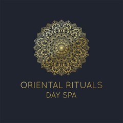 Oriental Logo, Gold Mandala template for Oriental Day Spa Logo and other Oriental Brands vector