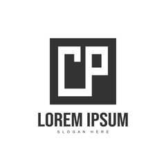 Initial letter logo template. Minimalist letter logo template