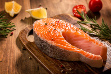 a piece of fish with spices