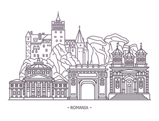 Monuments or Romania landmarks