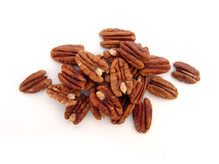 walnuts isolated over white backgound