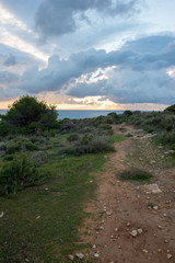Sunrise in the Cap Martinet on the island of Ibiza