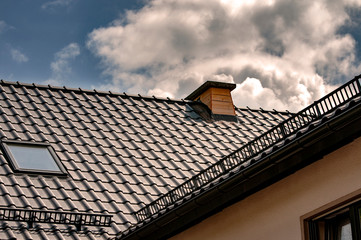 Dachfläche eines Hauses 