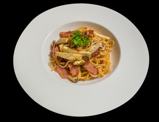 bacon and mushroom spaghetti-i1