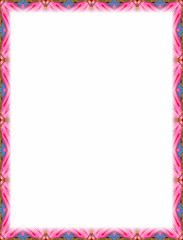 Colorful Border with Space for Message