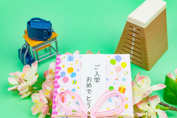 入学　新入生　1年生　新学期　四月　春　イメージ
