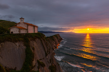 Chapel of San Telmo, Zumaia, Basque Country, Spain