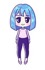 Beautiful greeting card. Vector illustration. Cute Style