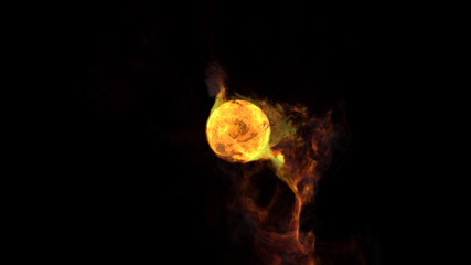 Fireball render