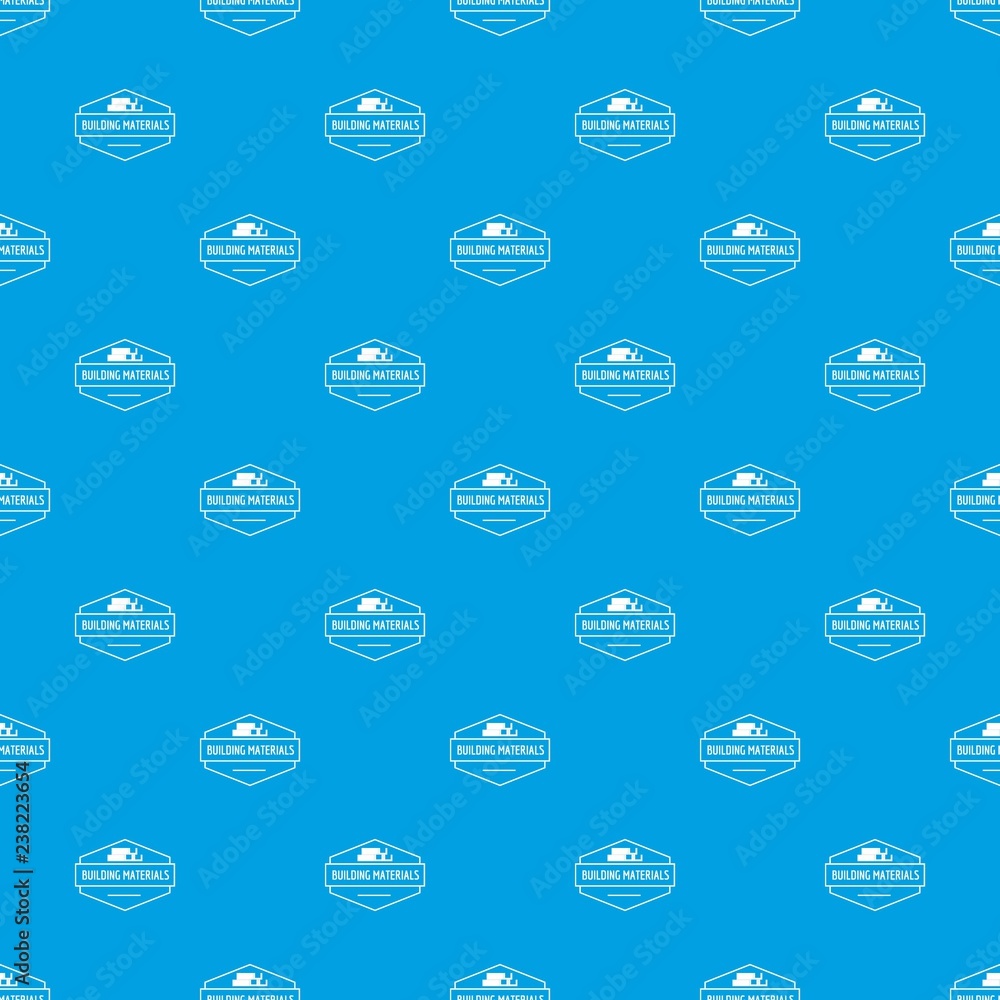 Poster building emblem pattern vector seamless blue repeat for any use