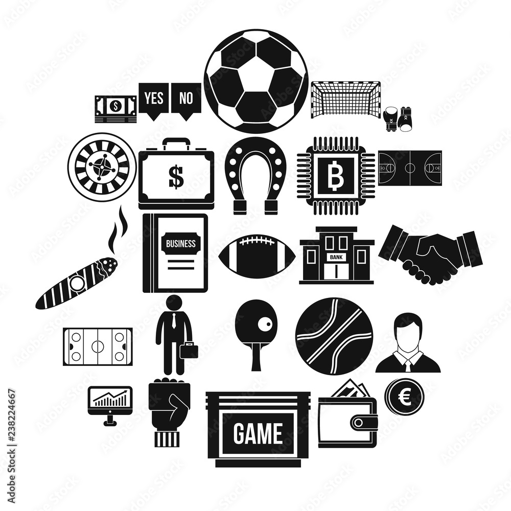 Poster totalizer icons set. simple set of 25 totalizer vector icons for web isolated on white background