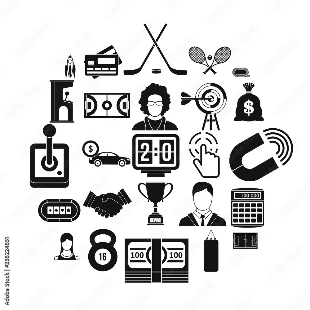 Poster dummy match icons set. simple set of 25 dummy match vector icons for web isolated on white backgroun