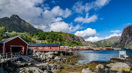Naklejka premium the landscape of norway