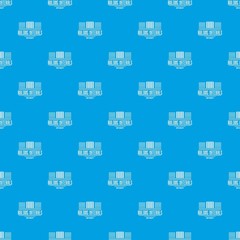 Best quality pattern vector seamless blue repeat for any use