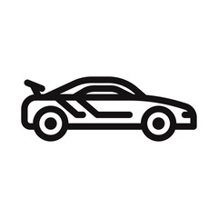 Sport car icon vector