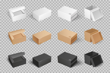 Parcel with Adhesive Tape 3D Isometric Icon Vector